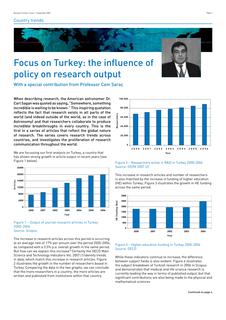 Focus on Turkey: the influence on policy on research output