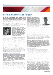 Promoting innovation in Italy