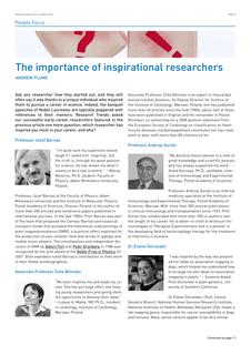The importance of inspirational researchers