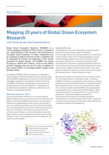 Mapping 20 years of Global Ocean Ecosystem Research