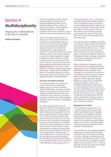Mapping the multidisciplinarity of the Arts & Humanities