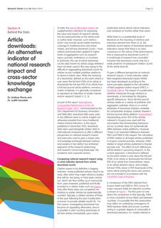 Article downloads: An alternative indicator of national research impact and cross-sector knowledge exchange