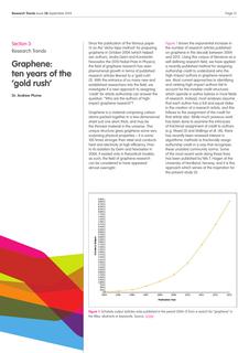 Graphene: ten years of the ‘gold rush’