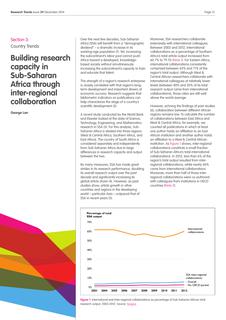 Building research capacity in Sub-Saharan Africa through inter-regional collaboration