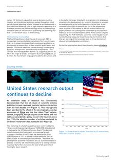 United States research output continues to decline